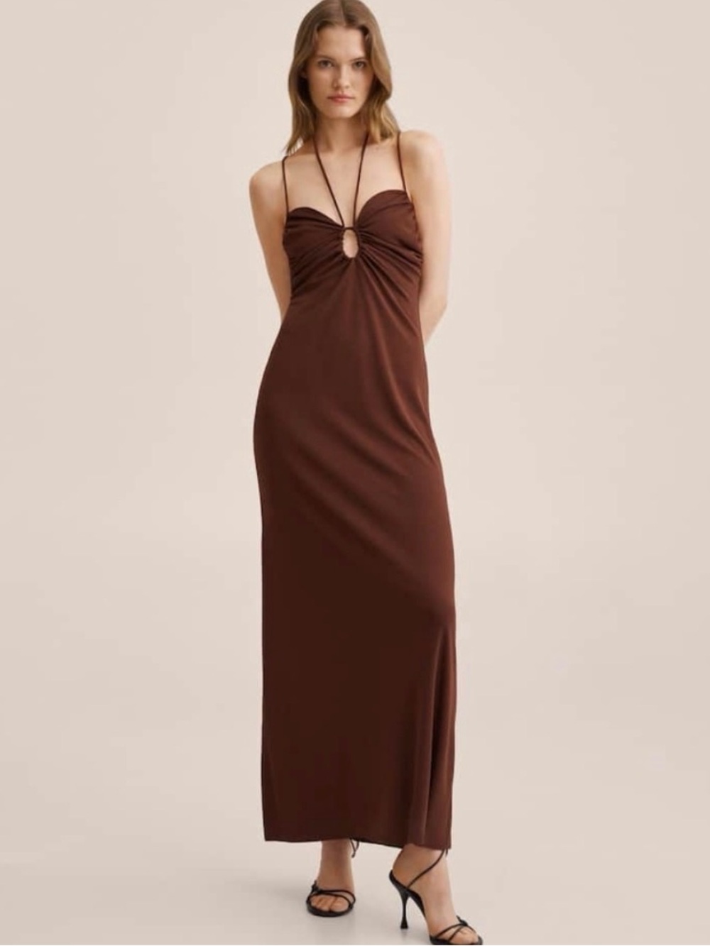 Mango Maxi Dress open back M